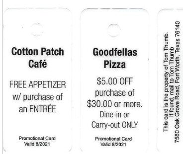 Tom thumb coupon new arrivals code